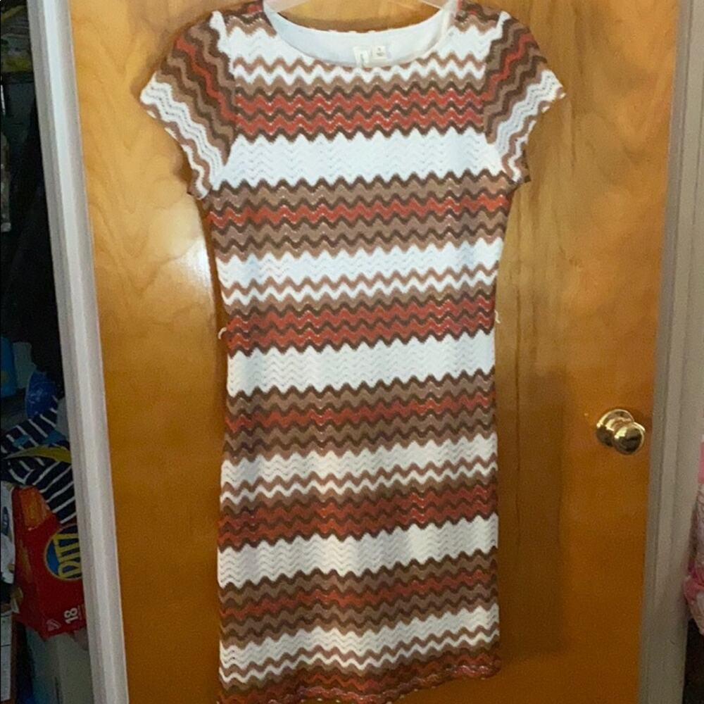 Tacera brand Four color knitted dress
